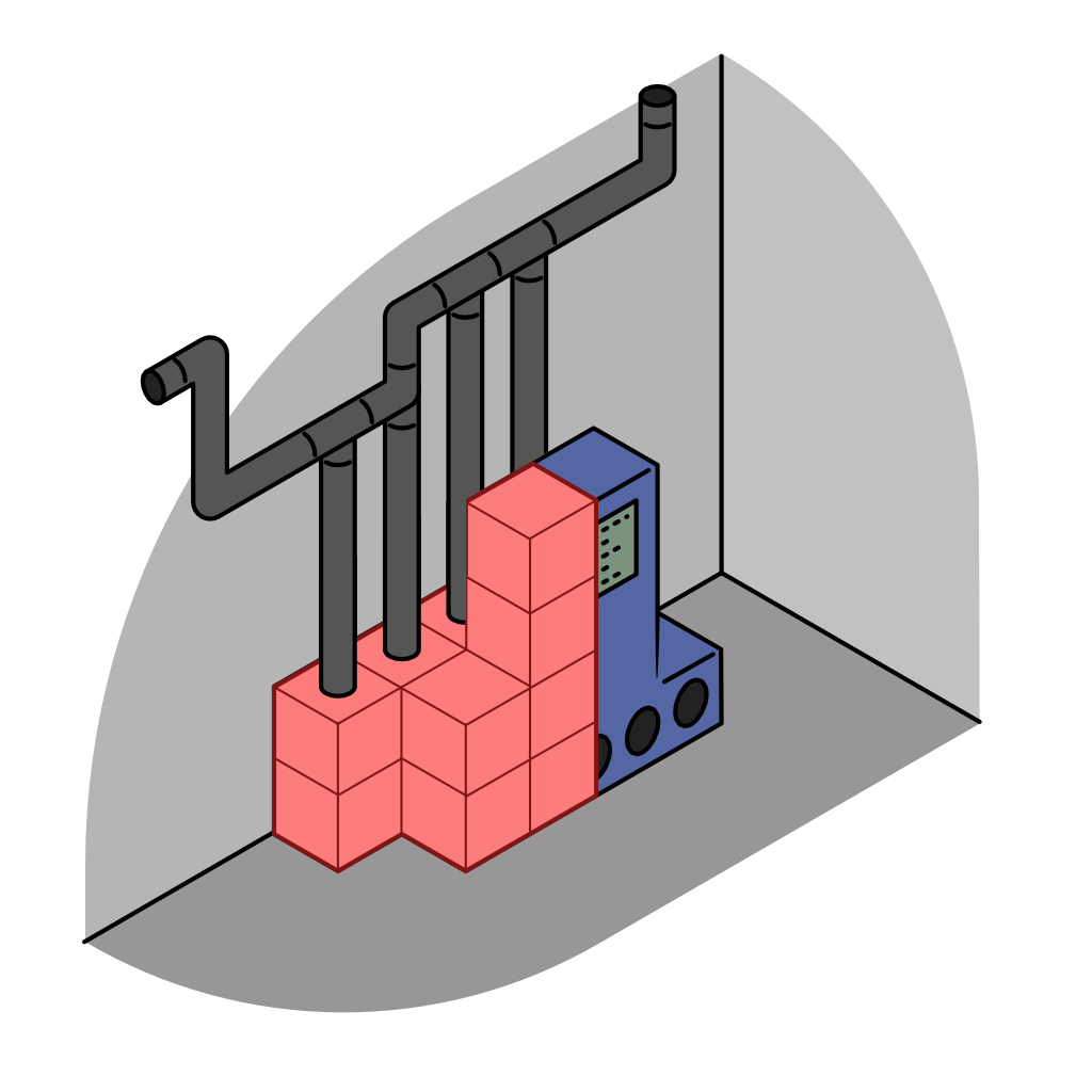 Guided object completion with interactive voxel editing icon