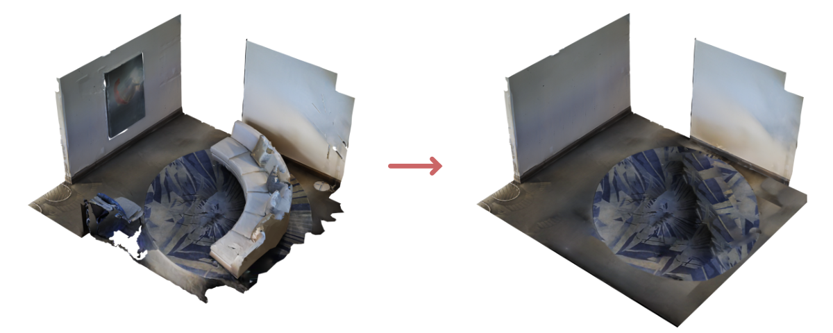 Semantic UV Mapping to Improve Texture Inpainting results